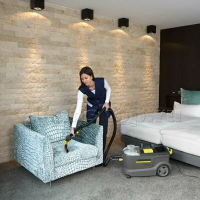 Пылесос моющий Karcher Professional PUZZI 10/1 (1.100-130.0) серый/желтый