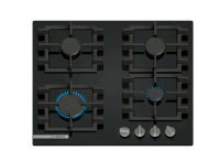 Варочная панель газовая Bosch PNN6B6K40, черный/закаленное стекло