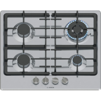 Варочная панель газовая Bosch PGH6B5K90R, нержавеющая сталь