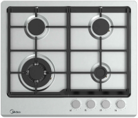 Газовая варочная панель Midea MG693TX, нержавеющая сталь