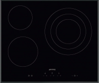 Варочная панель электрическая Smeg SE363ETB, черный