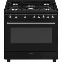 Комбинированный варочный центр Smeg CX91GMBL, черный