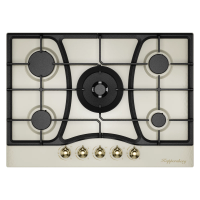 Варочная поверхность газовая Kuppersberg FS 710 C Bronze, бежевый/бронза/эмаль