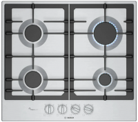 Варочная поверхность газовая Bosch PCP6A5I90M, нержавеющая сталь