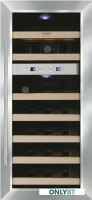 Встраиваемый винный шкаф Caso WineDuett 21, серебристый