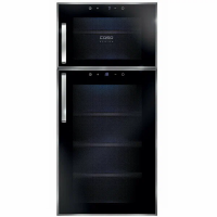 Встраиваемый винный шкаф Caso WineDuett Touch 21, черный