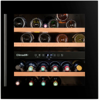 Встраиваемый винный шкаф Climadiff CBI40DB1, черный