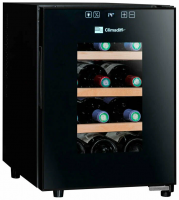 Встраиваемый винный шкаф Climadiff CC12, черный