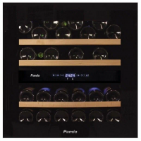 Встраиваемый винный шкаф Pando PVMAVP 60-25CRR, черный