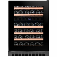 Встраиваемый винный шкаф Temptech OX60DRB-24, черный