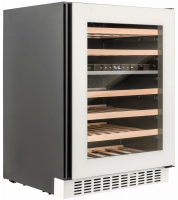 Встраиваемый винный шкаф Temptech OX60DRW-24, нержавеющая сталь