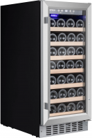 Встраиваемый винный шкаф Temptech WPQ38SCS, серебристый