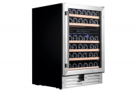 Встраиваемый винный шкаф Temptech WPQ60DCS, серебристый