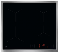 Варочная панель индукционная AEG TN64IA00XB, черный/нержавеющая сталь