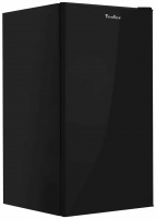 Холодильник Tesler RC-95 BLACK GLASS, черный