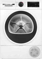 Сушильная машина Bosch WQG24101BY, тепловой насос, 9кг, белый/черный