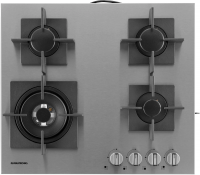 Газовая варочная панель Grundig GIGF 6234120 X, нержавеющая сталь