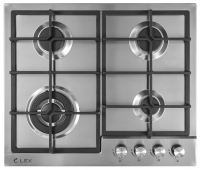 Газовая варочная панель LEX GVS 640 IX, нержавеющая сталь