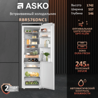 Встраиваемый холодильник Asko RBR576DNC1