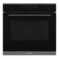 Электрический духовой шкаф Korting OKB 1350 S GNBX Steam, черный