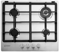 Газовая варочная поверхность Indesit THPM 642 W/IX/I, нержавеющая сталь