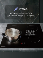 Индукционная варочная панель Zigmund & Shtain CI 30.6 B, черный