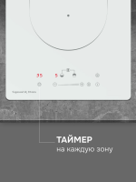 Индукционная варочная панель Zigmund & Shtain CI 35.3 W, белый