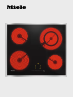 Варочная панель электрическая Miele KM 6520 FR, черный/нержавеющая сталь