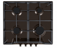 Газовая варочная панель GEFEST ПВГ 1212 К7, 4 конфорки, цвет коричневый