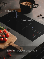 Индукционная варочная панель Zigmund & Shtain CI 60.3 B, черный