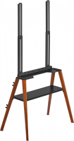 Подставка для телевизора Cactus CS-ST3645BKWN, черный/орех 43"-65"