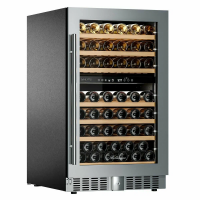 Винный шкаф Meyvel MV77PRO-KST2, серебристый