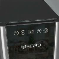Винный шкаф Meyvel MV06-BSF1 (easy), черный