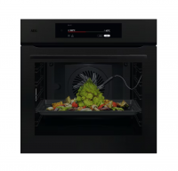 Духовой шкаф AEG NBT9P83IAT, пиролиз, термощуп, телескопы, TFT дисплей, черный матовый (Германия)