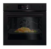 Духовой шкаф с паром AEG NBB8S731AT SteamPro, термощуп, TFT дисплей, черный матовый (Германия)