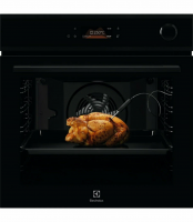 Духовой шкаф с паром Electrolux EOC9P3XH SteamCrisp, пиролиз, термощуп, телескопы, TFT дисплей (Италия)