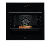 Духовой шкаф с паром Electrolux COD8H39Z SteamBake, термощуп, телескопы, TFT дисплей, черный (Италия)