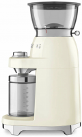 Кофемолка Smeg CGF03CREU, количество степеней помола 15, кремовый