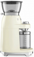 Кофемолка Smeg CGF03CREU, количество степеней помола 15, кремовый
