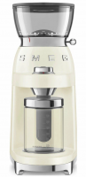 Кофемолка Smeg CGF03CREU, количество степеней помола 15, кремовый