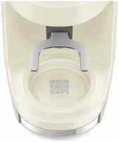 Кофемолка Smeg CGF03CREU, количество степеней помола 15, кремовый