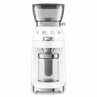 Кофемолка Smeg CGF03WHEU, регулировка степени помола, белый