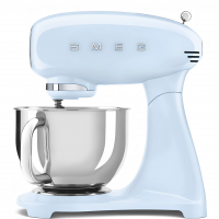 Миксер планетарный Smeg SMF05PBEU, объем чаши 4.8 литра, пастельный голубой