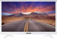 Телевизор Asano LH1011T, диагональ 24", HD, 1366x768, крепление VESA 100×100, белый