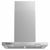 Вытяжка Т-образная Evelux Ingrid 60 X, ширина 60 см, производительность 750 м3/ч, 3 скорости, нержавеющая сталь