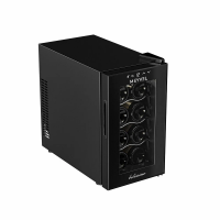 Винный шкаф Meyvel MV08-TB1, черный