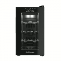 Винный шкаф Meyvel MV08-TB1, черный