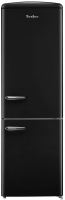 Холодильник Tesler RB-330 BLACK, ретро, черный