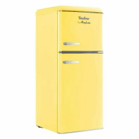 Холодильник Tesler RT-152 YELLOW, ретро, жёлтый