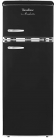 Холодильник Tesler RT-215 BLACK, ретро, черный